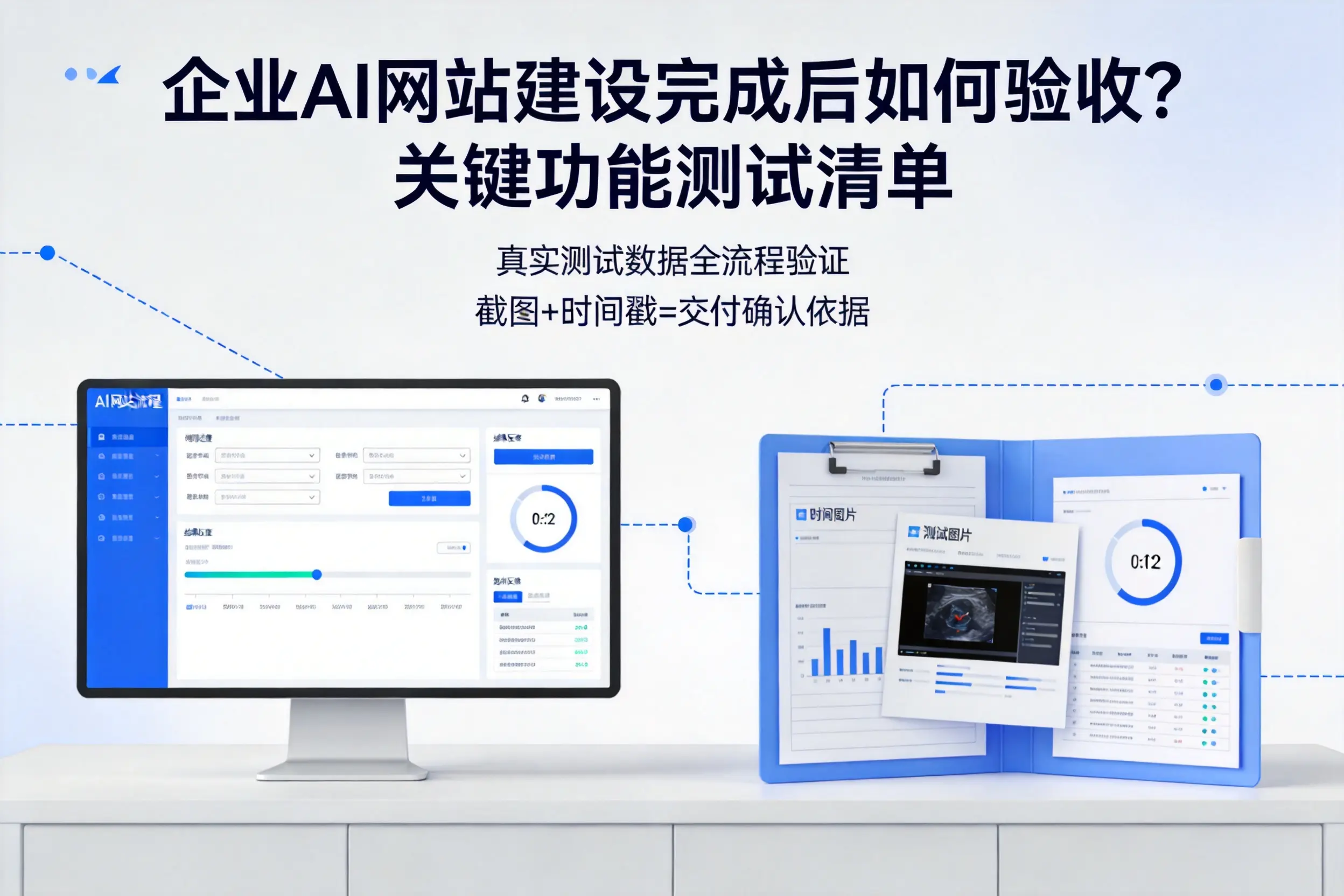 平凉企业AI网站建设完成后如何验收？关键功能测试清单