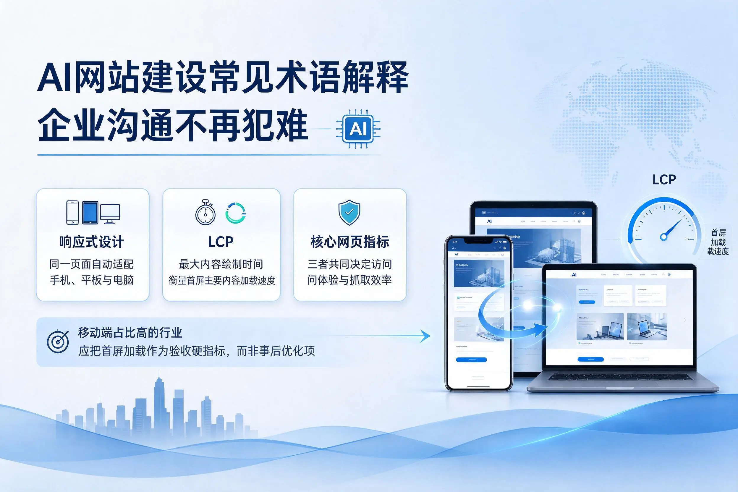 AI网站建设常见术语解释，平凉企业沟通不再犯难