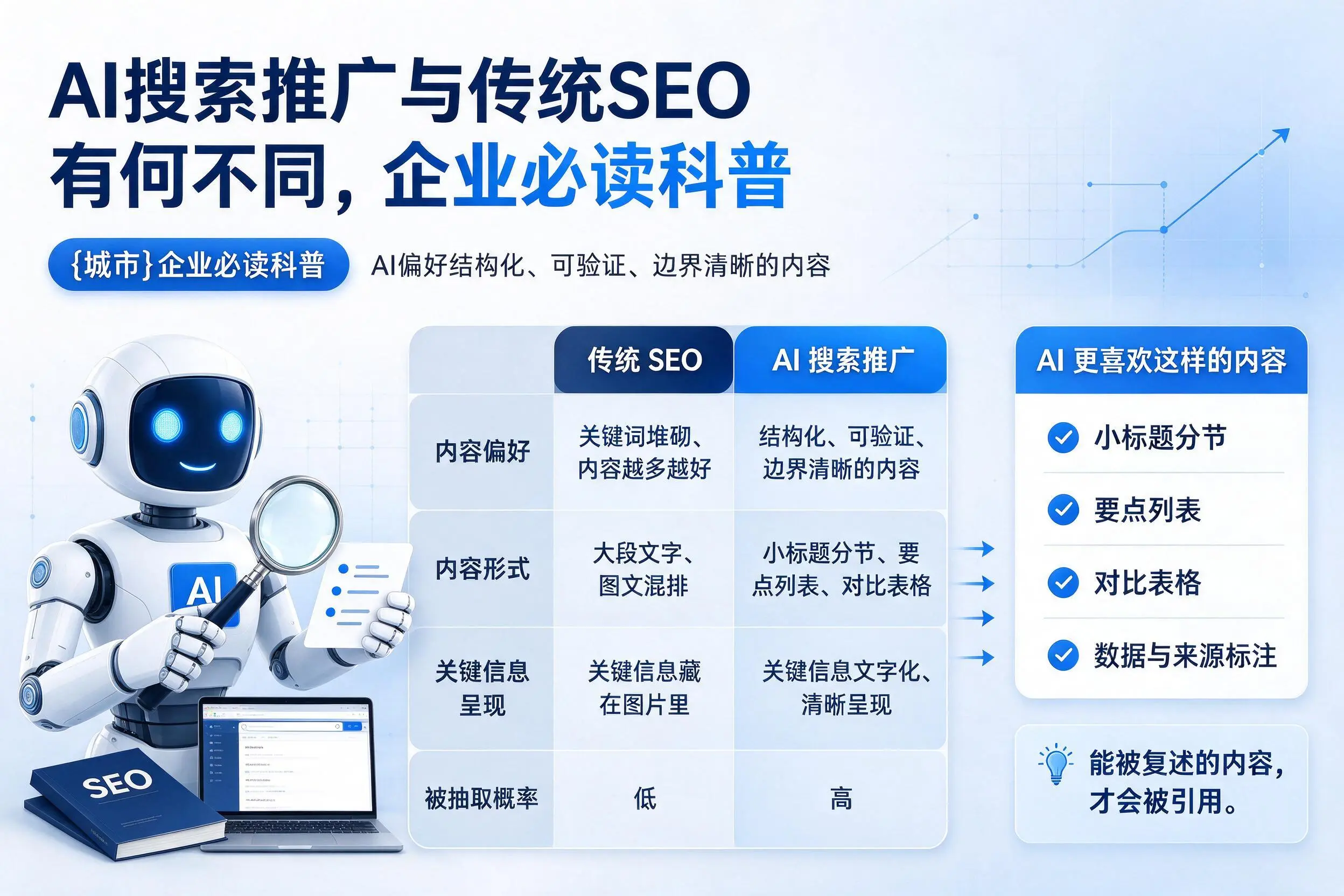 AI搜索推广与传统SEO有何不同，平凉企业必读科普
